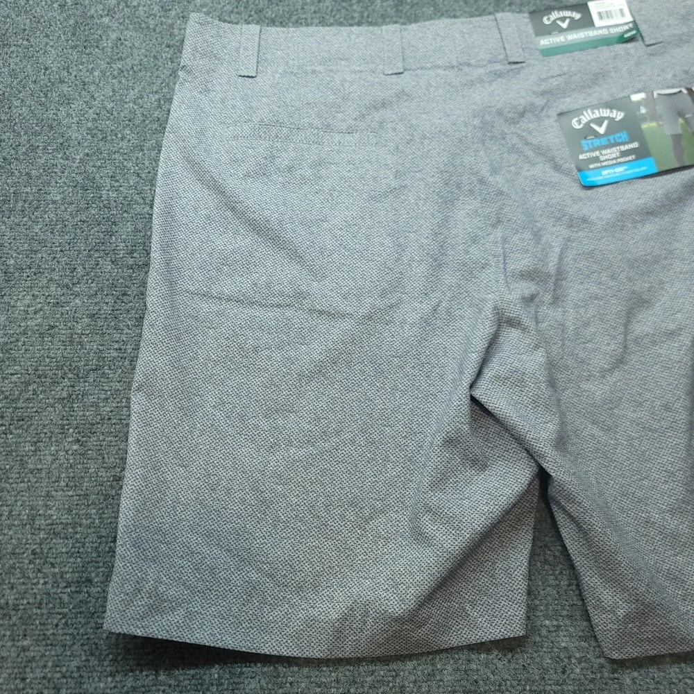 Callaway Mens 40 Quiet Shade Grey Performance Golf Shorts Active Waistband NEW
